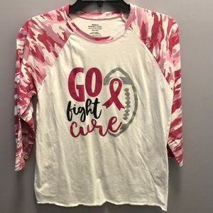 Baseball Tee Size M 3/4 Sleeve